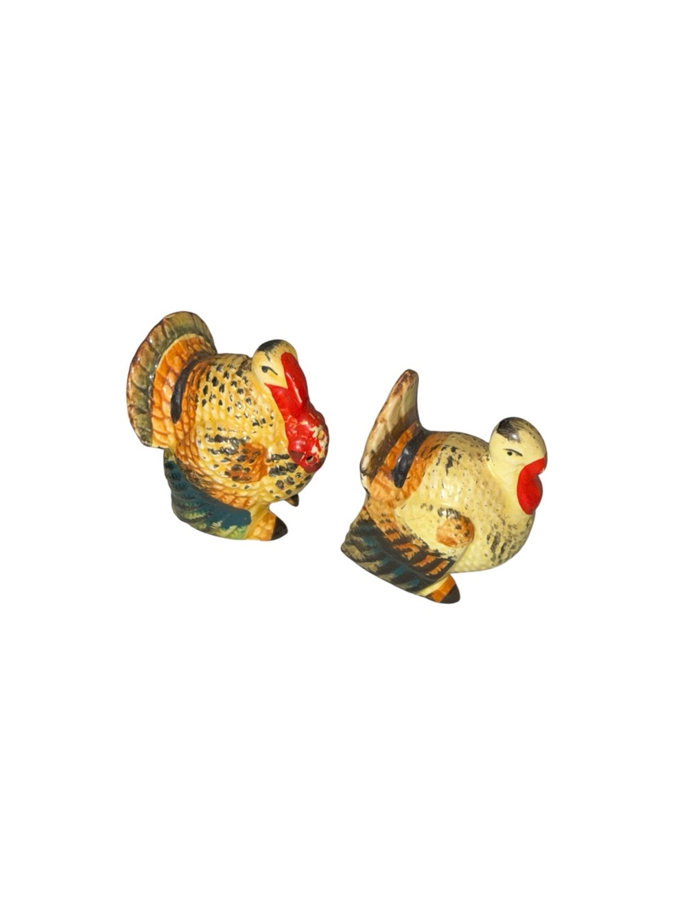 Vintage turkey salt and pepper shakers
